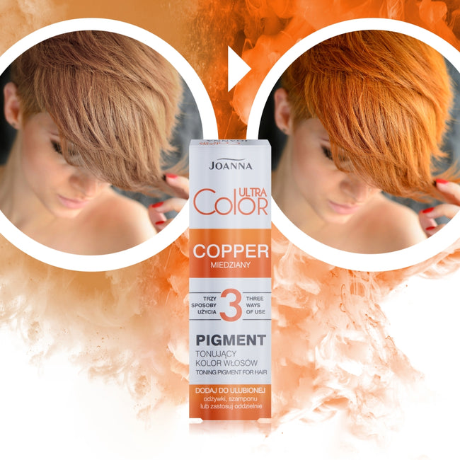 Joanna Ultra Color Pigment tonujący kolor włosów Miedziany 100ml