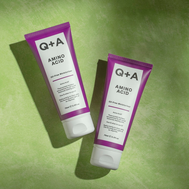 Q+A Amino Acid Oil-Free Moisturiser bezolejowy regulujący krem z aminokwasem 75ml