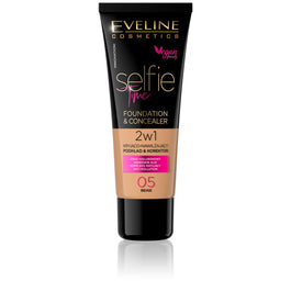Eveline Cosmetics Selfie Time Foundation & Concealer kryjąco-nawilżający pokład i korektor 05 Beige 30ml