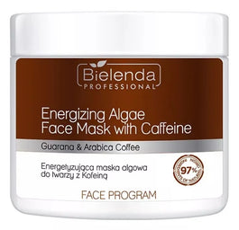 Bielenda Professional Energizing Algae Face Mask energetyzująca maska algowa do twarzy z kofeiną 160g