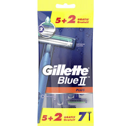 Gillette Blue II Plus jednorazowe maszynki do golenia dla mężczyzn 7szt