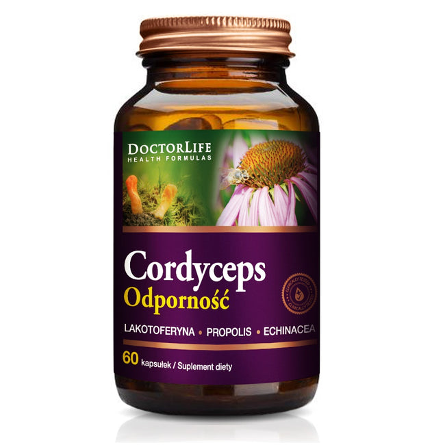 Doctor Life Cordyceps odporność suplement diety 60 kapsułek