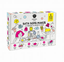 Nailmatic Kids Bath Bomb Maker zestaw do tworzenia kul kąpielowych 6 kształtów