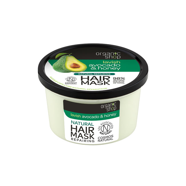 Organic Shop Natural Repairing Hair Mask regenerująca maska do włosów Avocado & Honey 250ml