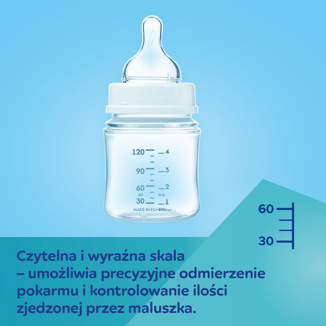 Canpol Babies EasyStart butelka szeroka antykolkowa Bonjour Paris Różowa 240ml