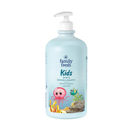 Family Fresh Kids żel pod prysznic i szampon 2w1 dla dzieci 1000ml