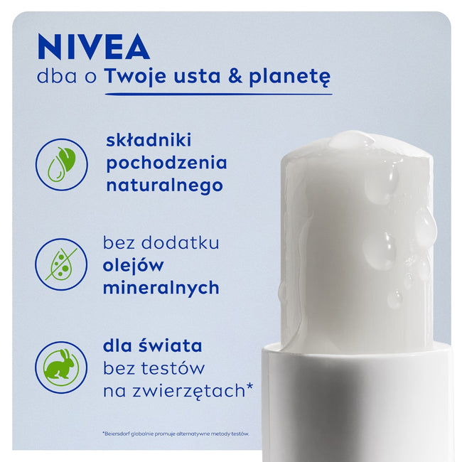 Nivea Mickey Mouse Disney Edition pielęgnująca pomadka do ust 4.8g