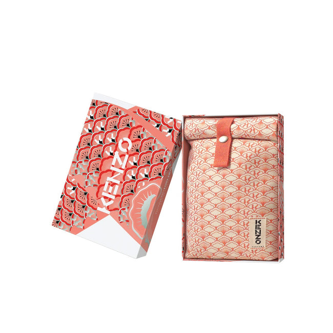 Kenzo Flower by Kenzo zestaw woda toaletowa spray 50ml + mleczko do ciała 75ml + kosmetyczka