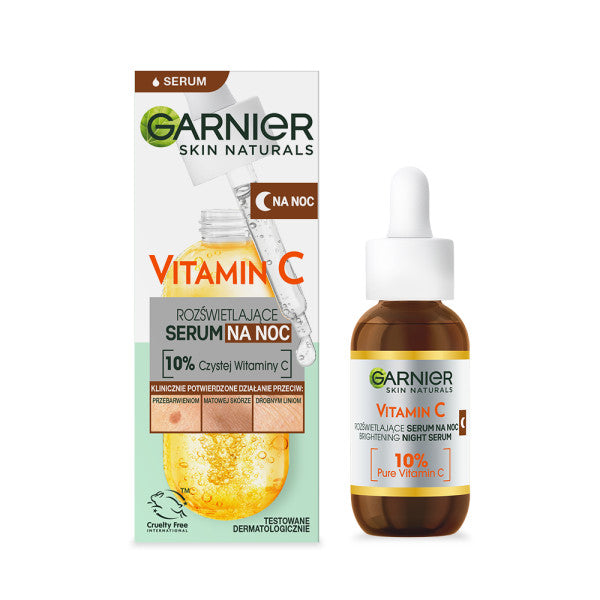 Garnier Skin Naturals Vitamin C rozświetlające serum na noc 30ml