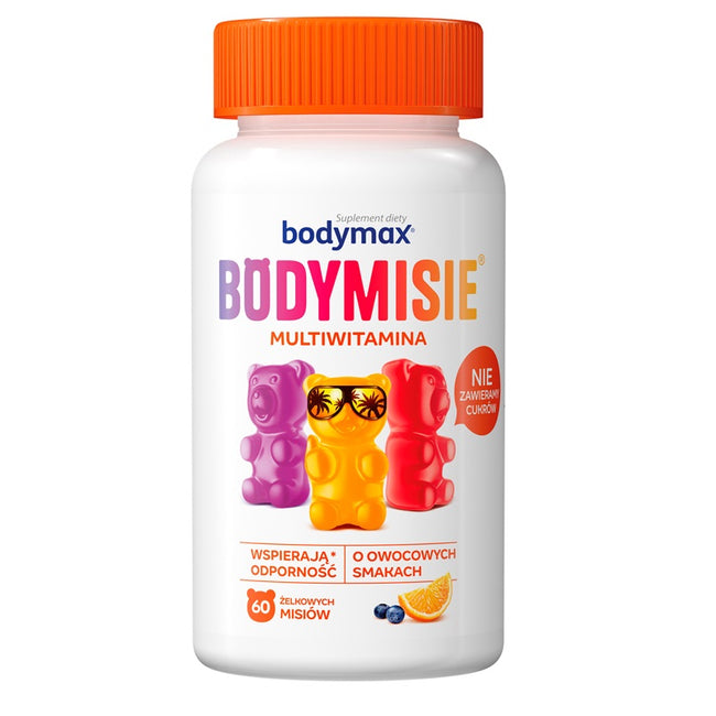 Bodymax Bodymisie żelki dla dzieci suplement diety Multiwitamina 60szt.