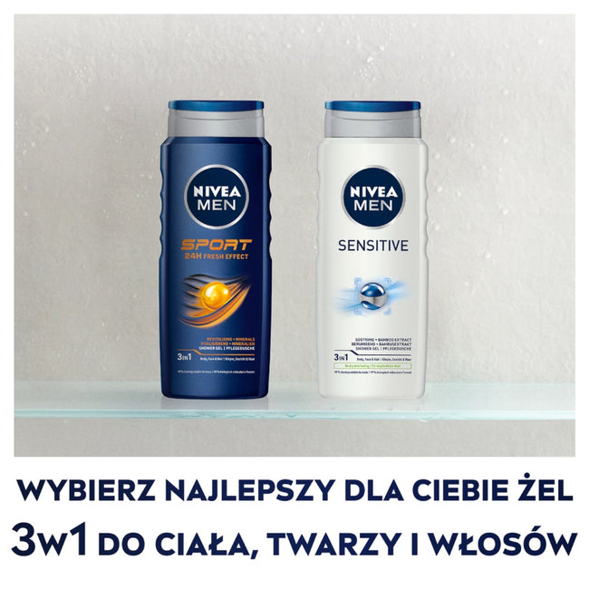 Nivea Men Sensitive żel pod prysznic 500ml