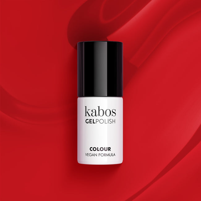 Kabos Gel Polish Colour lakier hybrydowy 021 Vibrant Red 5ml