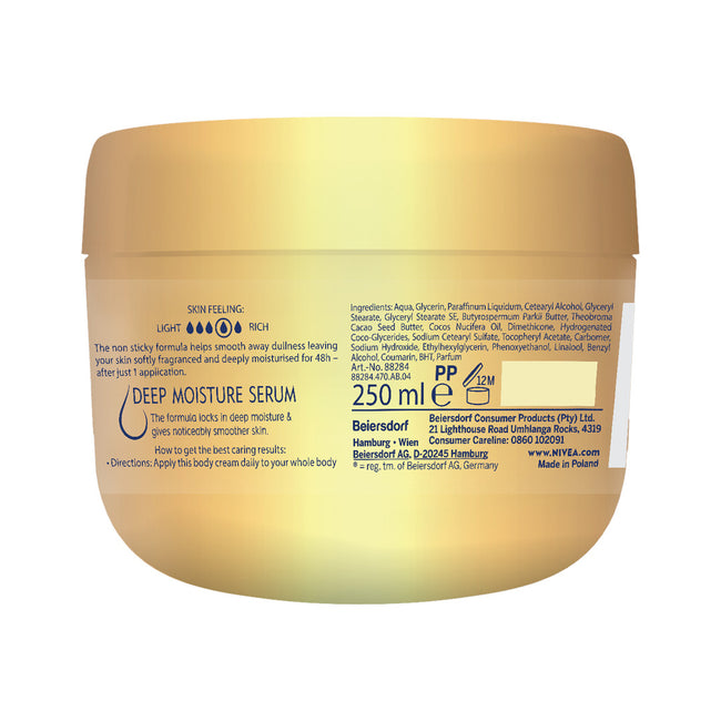 Nivea Cocoa Butter odżywcze masło do ciała 250ml