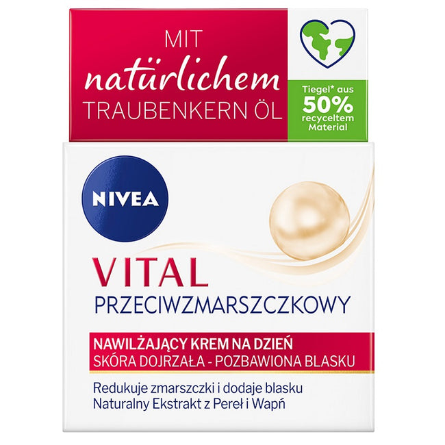 Nivea Vital Przeciwzmarszczkowy nawilżający krem na dzień 50ml