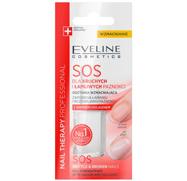 Eveline Cosmetics Nail Therapy Professional SOS odżywka wzmacniająca dla kruchych i łamliwych paznokci 12ml