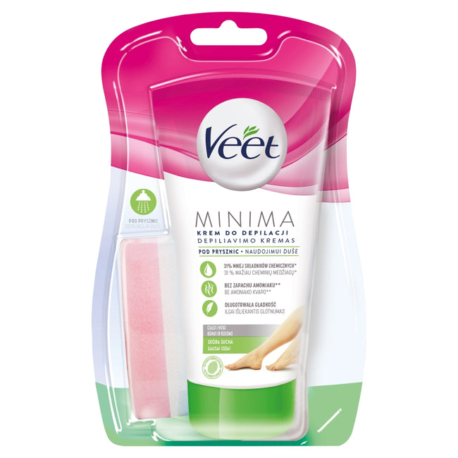 Veet Minima krem do depilacji pod prysznic skóra sucha 135ml