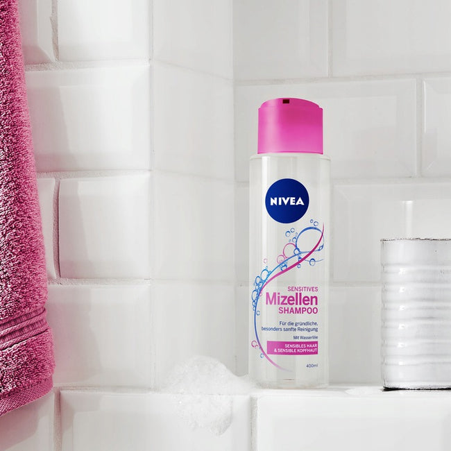 Nivea Micelarny szampon wzmacniający do włosów łamliwych i wrażliwej skóry głowy 400ml