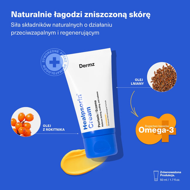 Dermz Healpsorin krem na łuszczycę i egzemę 50ml