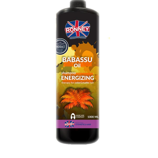 Ronney Babassu Oil Professional Shampoo Energizing energetyzujący szampon do włosów farbowanych 1000ml