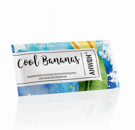 Anwen Cool Bananas bananowa maska ochładzająca kolor do włosów brązowych 10ml