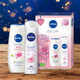 Nivea Rose Care zestaw Rose & Almond Oil żel pod prysznic 250ml + Fresh Rose Touch antyperspirant w sprayu 150ml