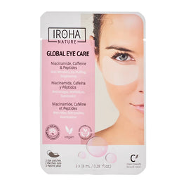 IROHA nature Global Eye Care Patches płatki pod oczy kofeiną i peptydami 2szt.