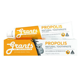 Grants of Australia Propolis Natural Toothpaste ochronna propolisowa pasta do zębów bez fluoru 110g