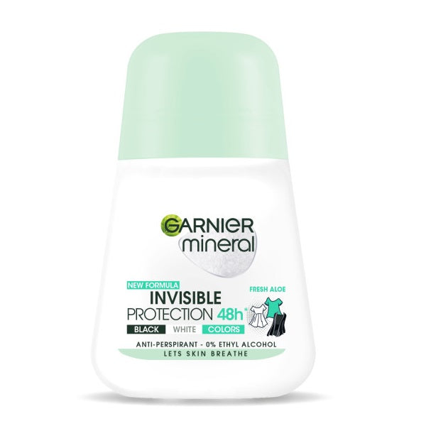 Garnier Mineral Invisible Protection Fresh Aloe antyperspirant w kulce 50ml