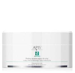 APIS Api-Podo peeling oczyszczający do stóp z solą z Morza Martwego i lawą wulkaniczną 300g