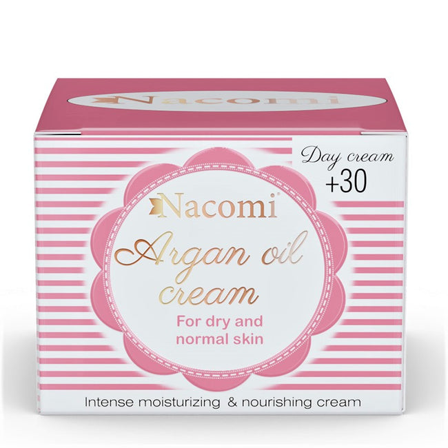 Nacomi Argan Oil Cream arganowy krem do skóry suchej i normalnej 30+ na dzień 50ml