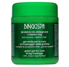 BingoSpa Żel zielony do pielęgnacji i masażu nóg 500g