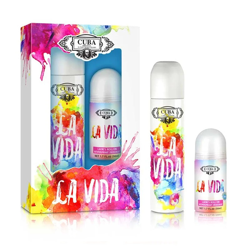 cuba cuba la vida woda perfumowana 100 ml   zestaw