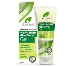 Dr.Organic Aloe Vera Gel With Cucumber nawilżający żel do ciała z aloesem 200ml