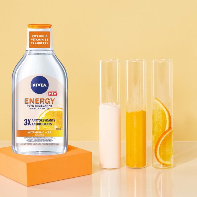 Nivea Energy płyn micelarny z 3 antyoksydantami 400ml