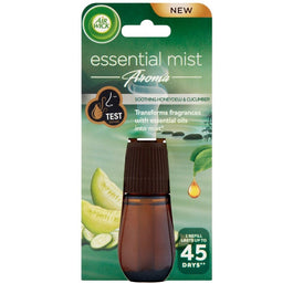 Air Wick Essential Mist Aroma odprężający wkład do automatycznego odświeżacza o zapachu ogórka i melona miodowego 20ml