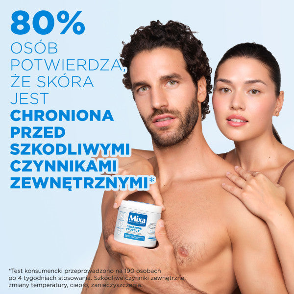 MIXA Ceramide Protect nawilżający krem ochronny do twarzy dłoni i ciała 400ml