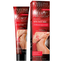Eveline Cosmetics Laser Precision delikatny krem do depilacji bikini pach i rąk 125ml
