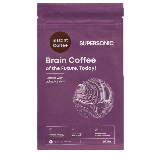 Supersonic Brain Coffee z adaptogenami instant 180g