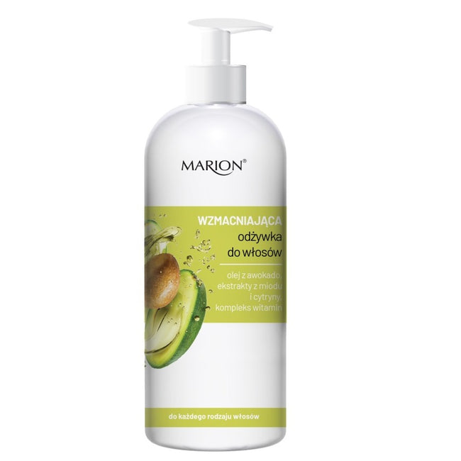 Marion Wzmacniająca odżywka do włosów Olej z Awokado & Miód z Cytryną 400ml