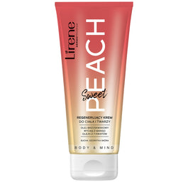 Lirene Body & Mind regenerujący krem do ciała i twarzy Sweet Peach 200ml