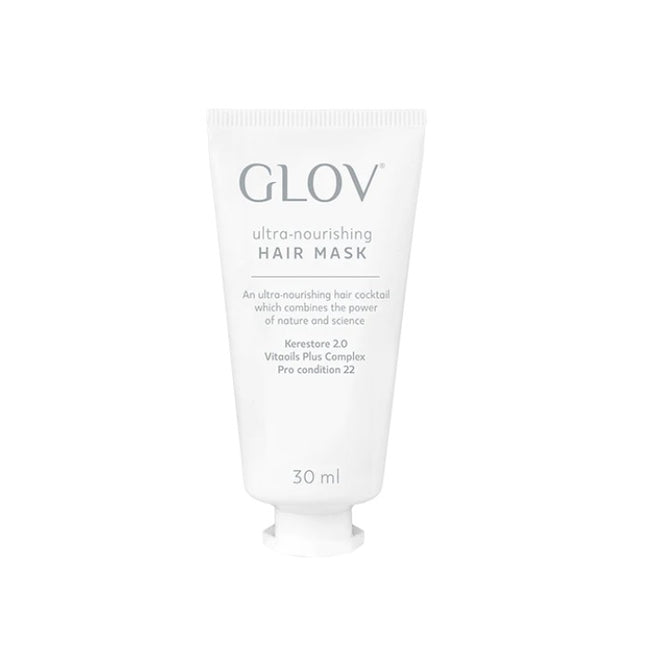 Glov Sahasrara Chakra zestaw Soft Hair Wrap turban do włosów + Hair Mask maska odżywcza do włosów 30ml + worek-kosmetyczka