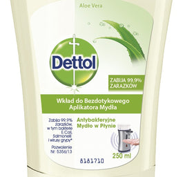 Dettol Aloe Vera bezdotykowe mydło w płynie - wkład 250ml