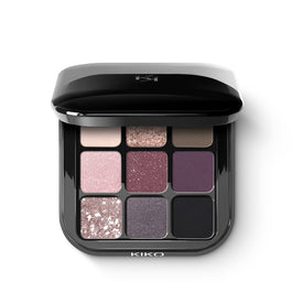 KIKO Milano Glamour Multi Finish Eyeshadow Palette paleta 9 cieni do powiek o różnym wykończeniu 04 Mauve Selection