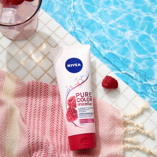 Nivea Pure Color Micellar 2in1 micelarna odżywka + maska do włosów farbowanych 200ml