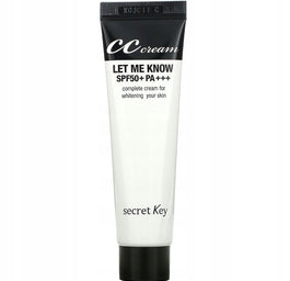 Secret Key Let Me Know CC Cream nawilżający krem CC SPF50+ PA+++ 30ml