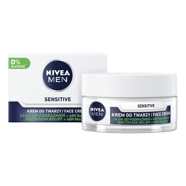 Nivea Men Sensitive intensywnie nawilżający krem dla mężczyzn do skóry wrażliwej 50ml