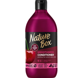 Nature Box Cherry Oil wygładzająca odżywka do włosów kręconych i pofalowanych z olejem z wiśni 385ml