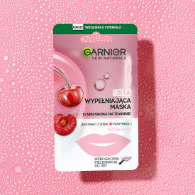 Garnier Skin Naturals wypełniająca maska do ust na tkaninie 5g