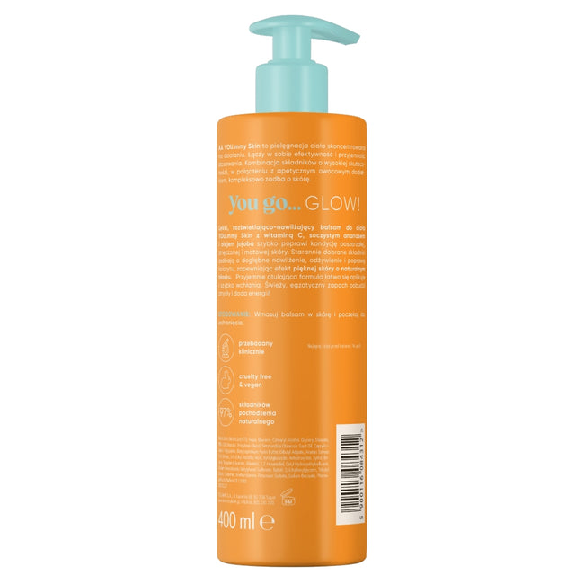 AA YOU.mmy Juicy Glow rozświetlająco-nawilżający balsam bo ciała 400ml