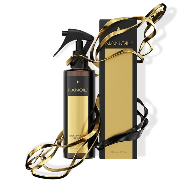 Nanoil Hair Styling Spray pielęgnujący spray do układania włosów 200ml